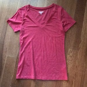 V-neck Fitted T-shirt